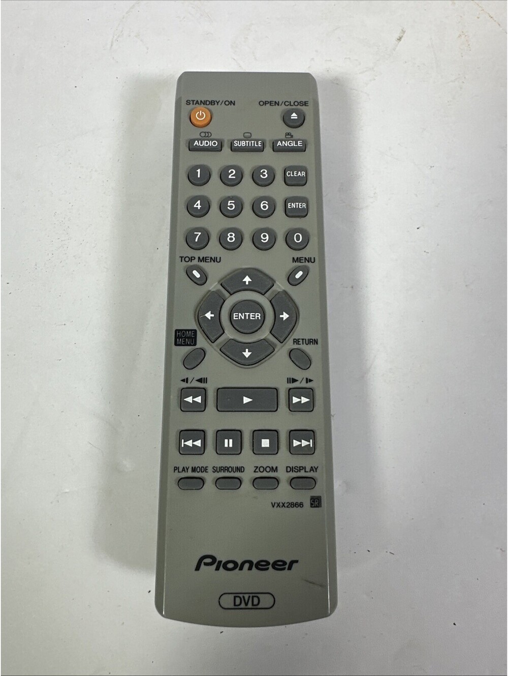 ORIGINAL PIONEER REMOTE VXX2913 FOR PIONEER DVD PLAYER  DV270S, DV275S, DV578A